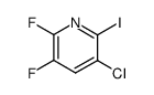 5-chloro-2,3-difluoro-6-iodopyridine结构式
