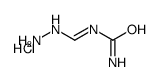 hydrazinylmethylideneurea,hydrochloride Structure