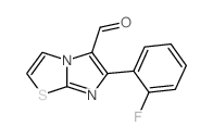 6-(2-Fluorophenyl)imidazo[2,1-b][1,3]thiazole-5-carbaldehyde Structure