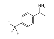 (R)-1-(4-(三氟甲基)苯基)丙-1-胺结构式