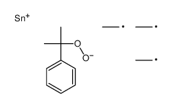 triethyl(2-phenylpropan-2-ylperoxy)stannane Structure