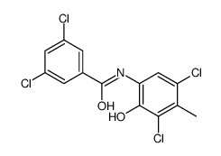 3,5-dichloro-N-(3,5-dichloro-2-hydroxy-4-methylphenyl)benzamide结构式