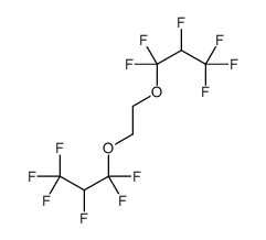 1,1,1,2,3,3-hexafluoro-3-[2-(1,1,2,3,3,3-hexafluoropropoxy)ethoxy]propane Structure