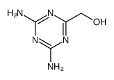 (4,6-diamino-[1,3,5]triazin-2-yl)-methanol结构式