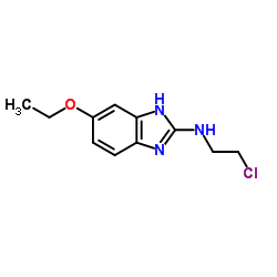 N-(2-Chloroethyl)-5-ethoxy-1H-benzimidazol-2-amine Structure