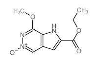 ethyl 4-hydroxy-2-methoxy-3,4,9-triazabicyclo[4.3.0]nona-2,5,7,9-tetraene-8-carboxylate picture