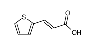 3-(2-thienyl)-2-propenoic acid结构式