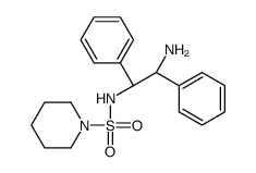 N-[(1S,2S)-2-amino-1,2-diphenylethyl]piperidine-1-sulfonamide结构式