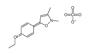 5-(4-ethoxyphenyl)-2,3-dimethyl-1,2-oxazol-2-ium,perchlorate Structure