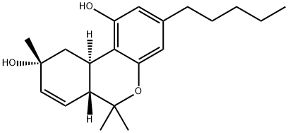 (6aR,9R,10aR)-6a,9,10,10a-Tetrahydro-6,6,9-trimethyl-3-pentyl-6H-dibenzo[b,d]pyran-1,9-diol Structure