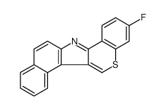 3-fluorobenzo[e]thiochromeno[4,3-b]indole Structure