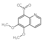 5,6-dimethoxy-8-nitro-quinoline结构式