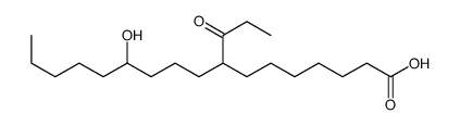 12-hydroxy-8-propanoylheptadecanoic acid Structure