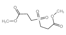 methyl 3-(2-methoxycarbonylethylsulfonyl)propanoate Structure