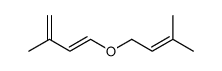 3-methyl-1-(3-methylbuta-1,3-dienoxy)but-2-ene结构式