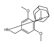 N-[(3,4,5-trimethoxyphenyl)methyl]adamantan-1-amine结构式