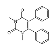 1,3-dimethyl-5,6-diphenylpyrimidine-2,4-dione Structure