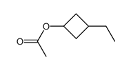 1-Acetyloxy-3-ethylcyclobutane结构式