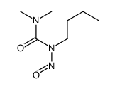 1-butyl-3,3-dimethyl-1-nitrosourea结构式