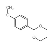 2-(4-methoxyphenyl)-1,3-dioxane Structure