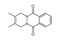 2,3-dimethyl-1,4-dihydropyridazino[1,2-b]phthalazine-6,11-dione结构式