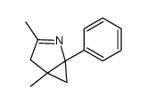 3,5-dimethyl-1-phenyl-2-azabicyclo[3.1.0]hex-2-ene结构式