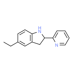 1H-Indole,5-ethyl-2,3-dihydro-2-(2-pyridinyl)-(9CI) Structure