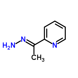 2-[(1E)-Ethanehydrazonoyl]pyridine结构式