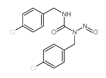 Urea,N,N'-bis[(4-chlorophenyl)methyl]-N'-nitroso- structure