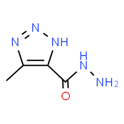 1H-1,2,3-Triazole-4-carboxylicacid,5-methyl-,hydrazide(9CI) structure