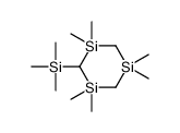 (1,1,3,3,5,5-hexamethyl-1,3,5-trisilinan-2-yl)-trimethylsilane结构式