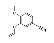 Benzonitrile, 3-(ethenyloxy)-4-methoxy- (9CI) structure