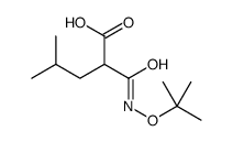 4-methyl-2-[(2-methylpropan-2-yl)oxycarbamoyl]pentanoic acid结构式