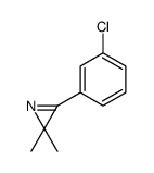 3-(3-chlorophenyl)-2,2-dimethylazirine Structure