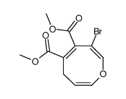dimethyl 7-bromo-4H-oxocine-5,6-dicarboxylate结构式