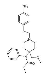 N-[1-(4-amino-phenethyl)-4-methoxymethyl-piperidin-4-yl]-N-phenyl-propionamide Structure