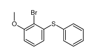 2-bromo-1-methoxy-3-phenylsulfanylbenzene结构式