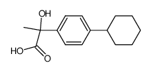 2-(4-Cyclohexyl-phenyl)-2-hydroxy-propionic acid Structure