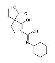 2-(cyclohexylcarbamoylcarbamoyl)-2-ethylbutanoic acid结构式