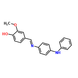 4-{(E)-[(4-Anilinophenyl)imino]methyl}-2-methoxyphenol结构式