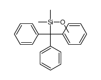 methoxy-dimethyl-tritylsilane Structure