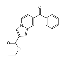 ethyl 7-benzoylindolizine-2-carboxylate Structure