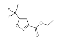 5-(三氟甲基)异恶唑-3-羧酸乙酯结构式