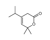 6,6-dimethyl-4-propan-2-yl-3H-pyran-2-one结构式