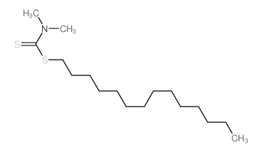 Carbamic acid,dimethyldithio-, tetradecyl ester (8CI)结构式