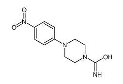 4-(4-nitrophenyl)piperazine-1-carboxamide结构式