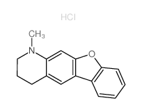 1-methyl-3,4-dihydro-2H-[1]benzofuro[3,2-g]quinoline,hydrochloride Structure