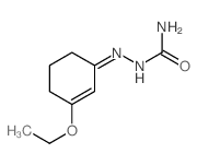 [(3-ethoxy-1-cyclohex-2-enylidene)amino]urea结构式