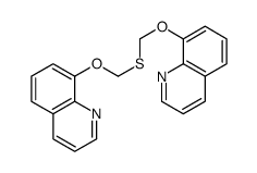 8-(quinolin-8-yloxymethylsulfanylmethoxy)quinoline Structure