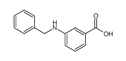 3-benzylamino-benzoic acid结构式